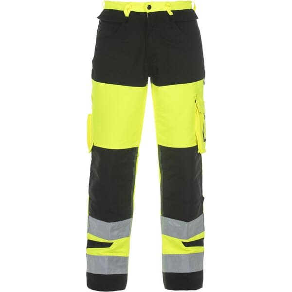 Hydrowear Trousers 32-36", Hi-Vis, yellow/black, Trendy High Visible Line 044474YB50
