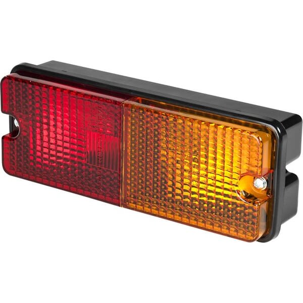 Rear light RH rectangular, red/amber, bolt on 2700671157110
