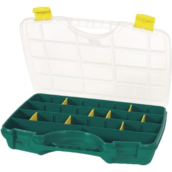 Tayg Assortment box 290x388x61mm, green polypropylene, 26 compartments, 23-26 by 023002TAY