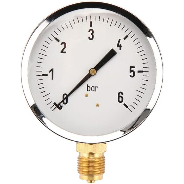 ET Pressure gauge diameter 100 0-6bar 1/2" MA1006L08ST