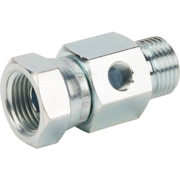 Burnett & Hillman Adaptor M/F 1/2" with measure coupling 1/8"BSP VNBW08M02