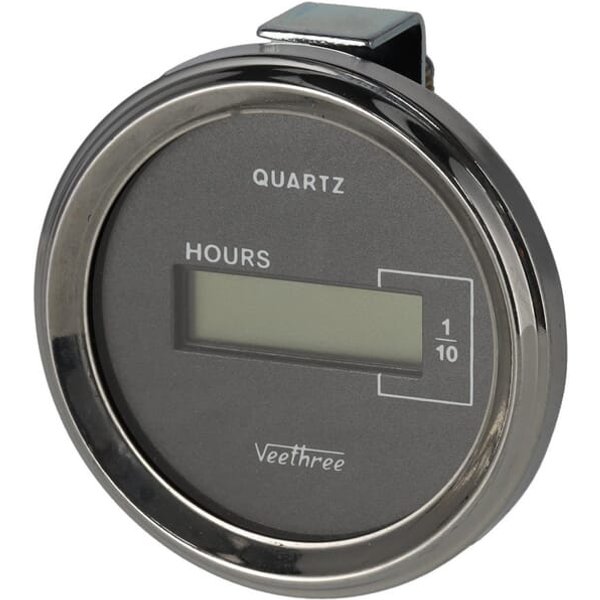 Hour meter LCD 12-24V diameter 52mm I00067