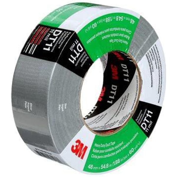 3M Heavy duty duct tape, DT11, black 48mm x 54.8M 7100158377