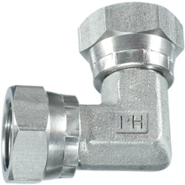 PH Hydraulik Swivel Adaptor F/F 3/8" BSP 90° SS FF9006KSS