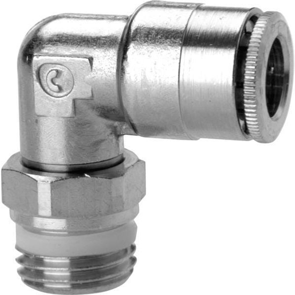 Camozzi Push-in L-fitting, 8 mm x 1/2 BSPP, S6520 S6520812