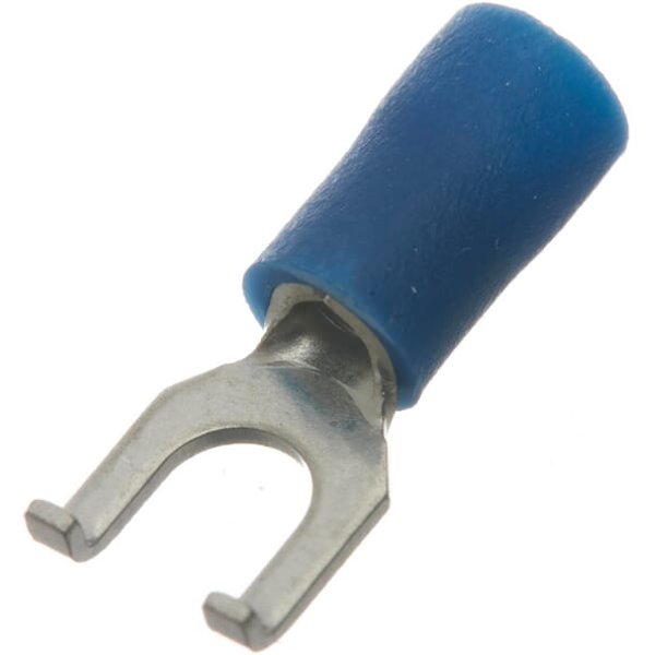Kramp Fork terminal, blue, 1.5-2.5mm² diameter 4mm (100x) LA9280CKR
