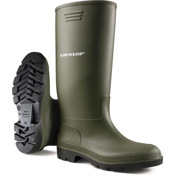 Dunlop Boots green, size 11 Wellingtons Pricemastor 380VP46