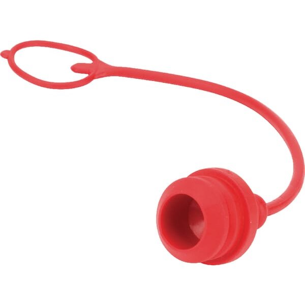 Faster Dust cap PVC red for 1" ANV female TMA1R