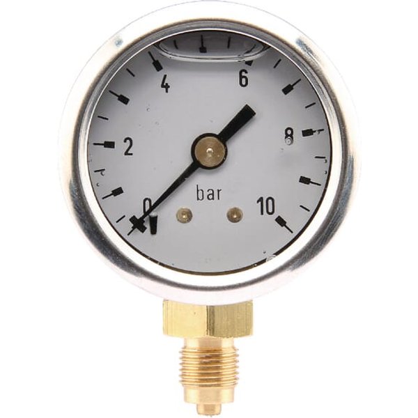 ET Pressure gauge diameter 40 0–10bar 1/8" bottom MA4010L02SSGF