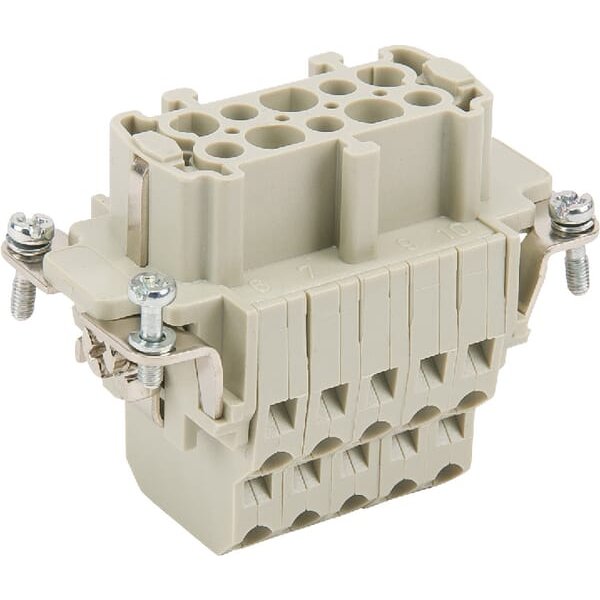 Harting Insert ESS, Female 10P Cage-clamp 09330102772