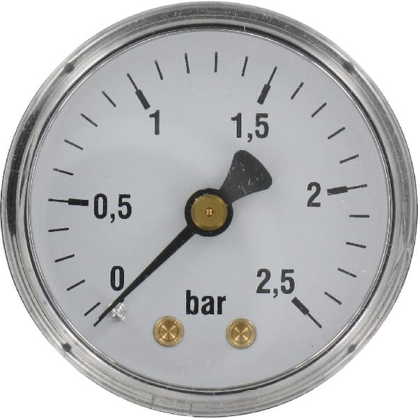 ET Pressure gauge 0-2.5bar diameter 50 1/4"stl MA50025B04ST