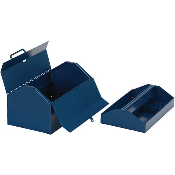 Wesma Toolbox 204x355x180mm, blue metal, HG14P
