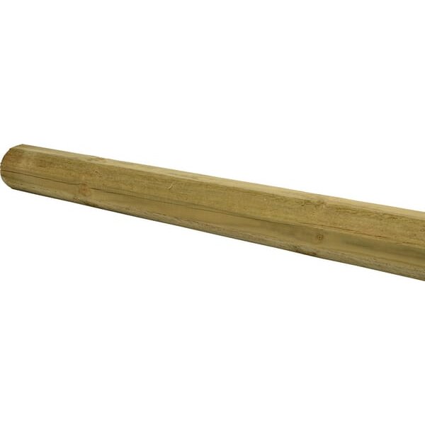 Octo Wood Fence post Wood 180cm x diameter 80mm 1666260818