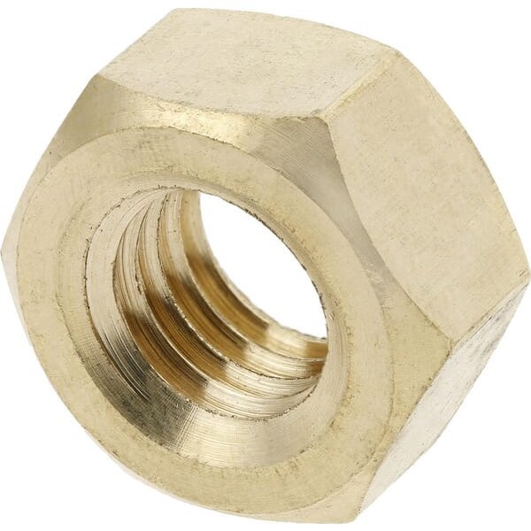 Kramp Hexagon nut DIN934 M12x1.75 brass zinc-plated 93412MS