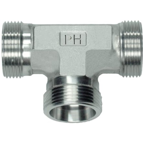 PH Hydraulik T piece 14S SS TS14SSS