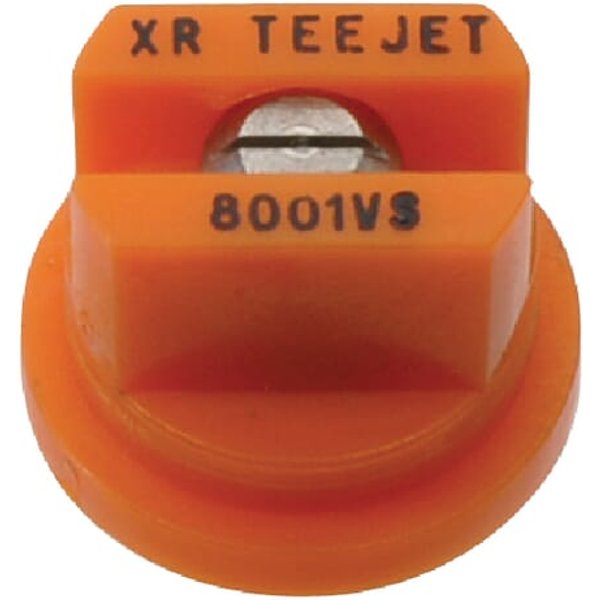 TeeJet Flat fan nozzle XR 80° 01 orange stainless steel XR8001VS