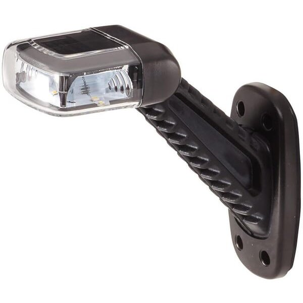 Hella ValueFit Marker light LH LED, square, 10/30V, white, bolt on, 148.6x61.5x143.7mm, 8 LED's, 2XS357007011