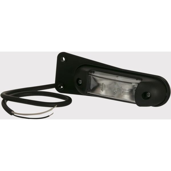Kramp Marker light LED, 0.8/1.7W, rectangular, 12-24V, red/white, 139x35x35mm, 4 LED's, LA103166