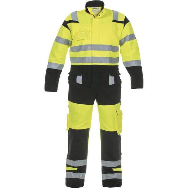 Hydrowear Overalls, size XL, Hi-Vis, yellow/black, Trendy High Visible Line, by 048471YB56