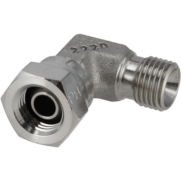 PH Hydraulik Elbow adaptor M/F 1/4" BSP SS MF9004KSS