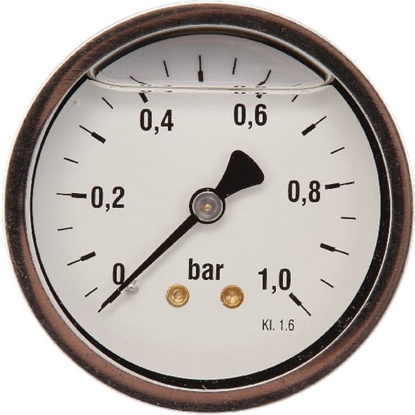 ET Pressure gauge diameter 63 0–1bar 1/4" rear MA631B04SSGF