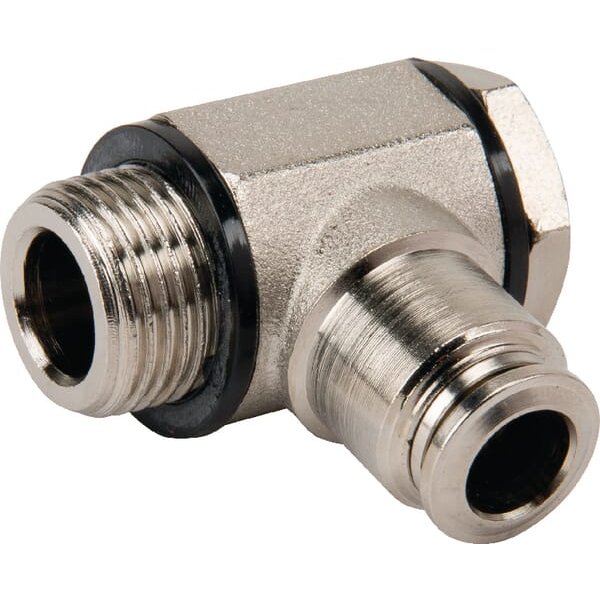Kramp L-push-in fitting 8x3/8" BCS838BC