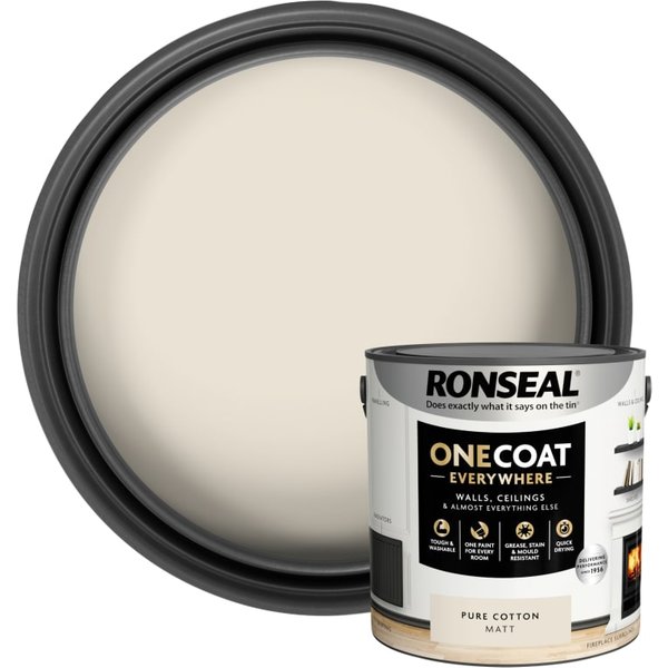Ronseal One Coat Everywhere Pure Cotton 2.5L KCB.7015103.22304.76