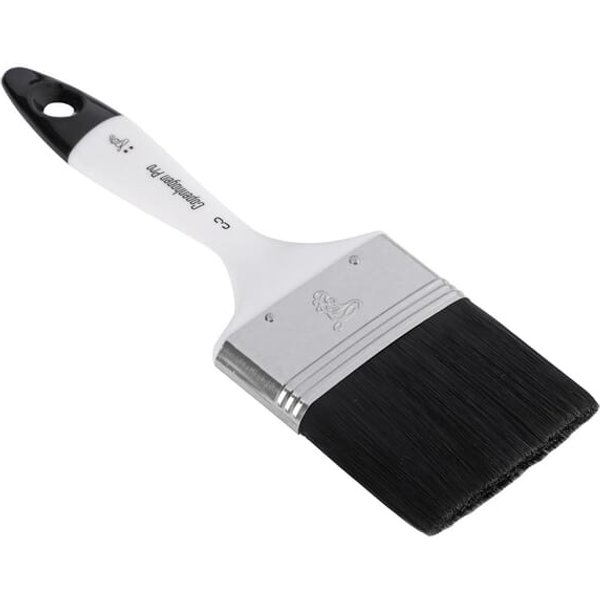 Copenhagen Pro Universal flat brush II star, black synthetic hair 76mm CP2320430