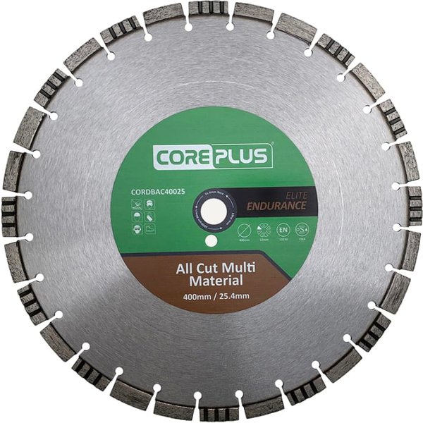CorePlus Elite All Cut Multi-Material Diamond Blade 400mm CORDBAC40025