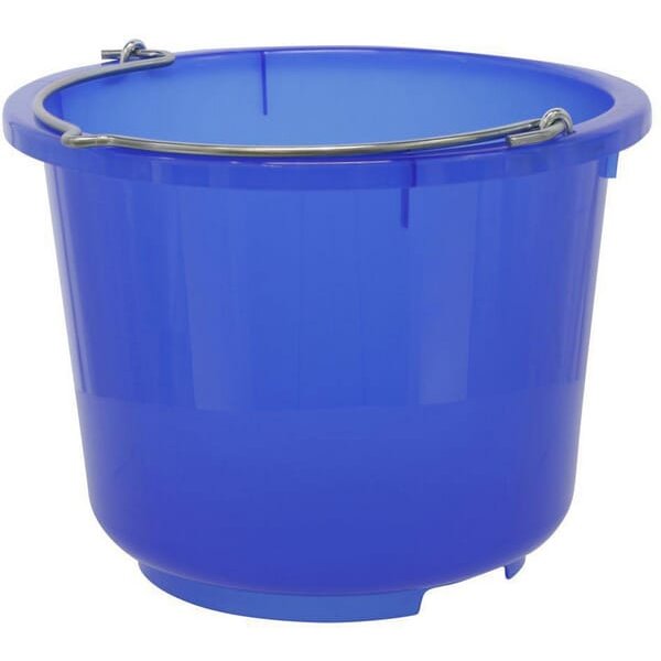 Kerbl Bucket blue transparent 12L 298800