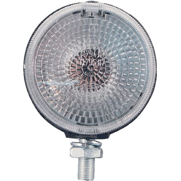 Hella Marker light 5W, round, 12/24V, transparent, bolt on, diameter 73mm, 2PF001648161