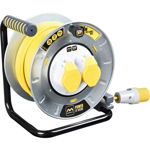 Masterplug PRO-XT Metal Cable Reel 110V 16A 30 m OTMU30162LV-PX