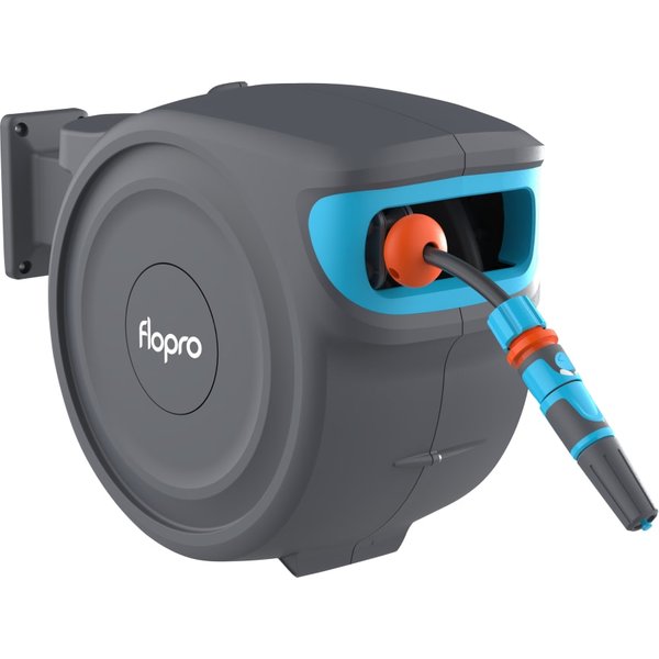 Flopro Auto Rewind Wall Mounted Hose Reel with 20 m Hose 70300794