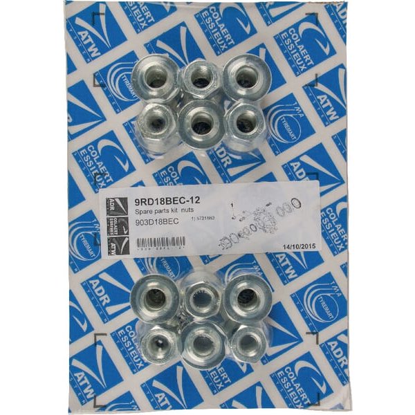 ADR Wheel nut set M18x1.50 steel 9RD18BEC12