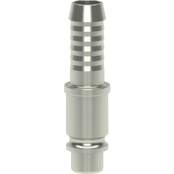 Lüdecke Male connector with 8mm hosetail ESAC8SS