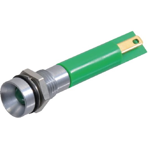 APEM Indicator lamp, green LED 24V Q8R1GXXG24E