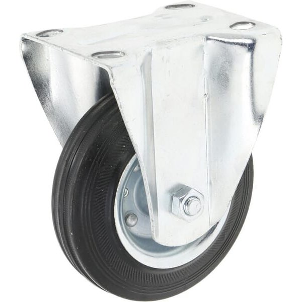 Ro-Carr Caster wheel rigid, rubber wheel: diameter 180x50mm, plate fitting: 145x110mm Load: 220kg, WH5181180