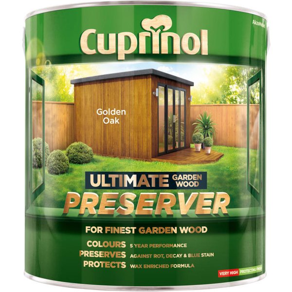 Cuprinol Ultimate Garden Wood Preserver Golden Oak 4 L 5206089