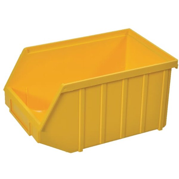 Povag Storage box 150x240x130mm, yellow polystyrene, 53 by Metalin WE0533