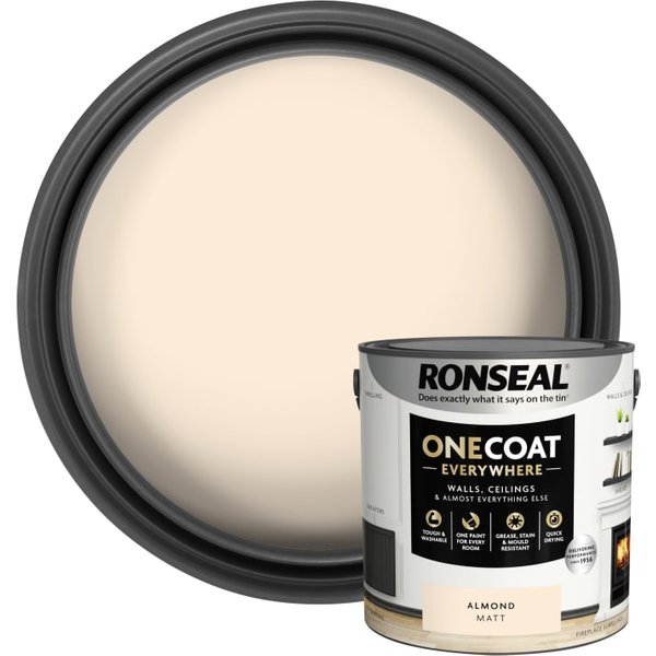 Ronseal One Coat Everywhere 2.5 L Almond KCB.7015103.21304.76