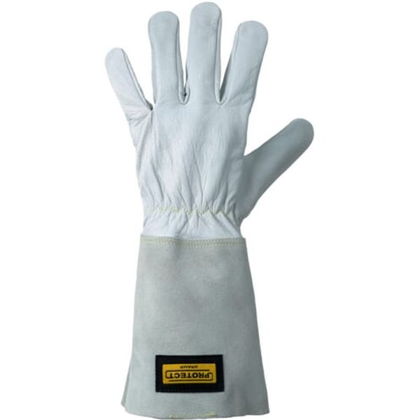 Kramp Work gloves grey leather size 11/2XL Protect by KG0800311