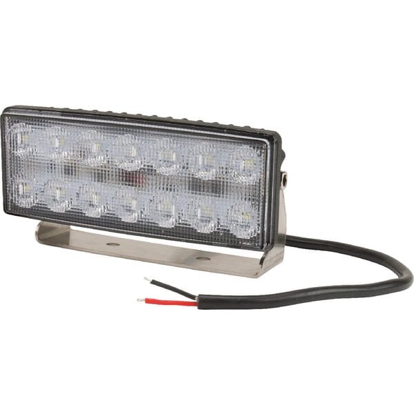 Kramp Work light LED, 42W, 3800lm, rectangular, 10/30V, 140.2x41.8x57.2mm, Flood, LA10048