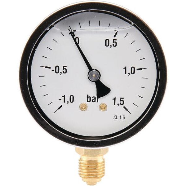 ET Pressure gauge diameter 63 -1+1.5bar 1/4" bottom MAV630115L04SSGF