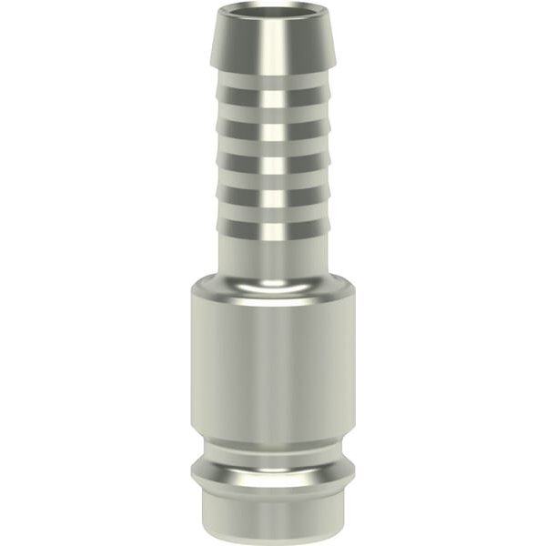 Lüdecke Male connector with 13mm hosetail ESI13SS