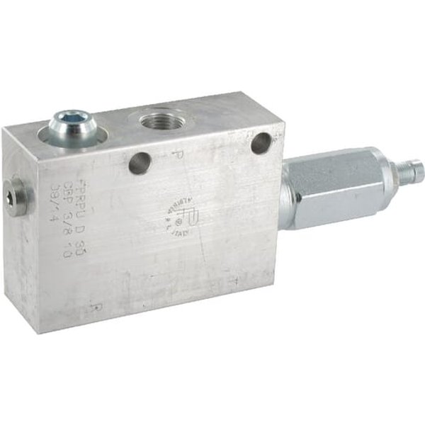 FluidPress Pressure reducing valve 2 way 1/4 BSP 40 - 120 bar FPRP2D03001