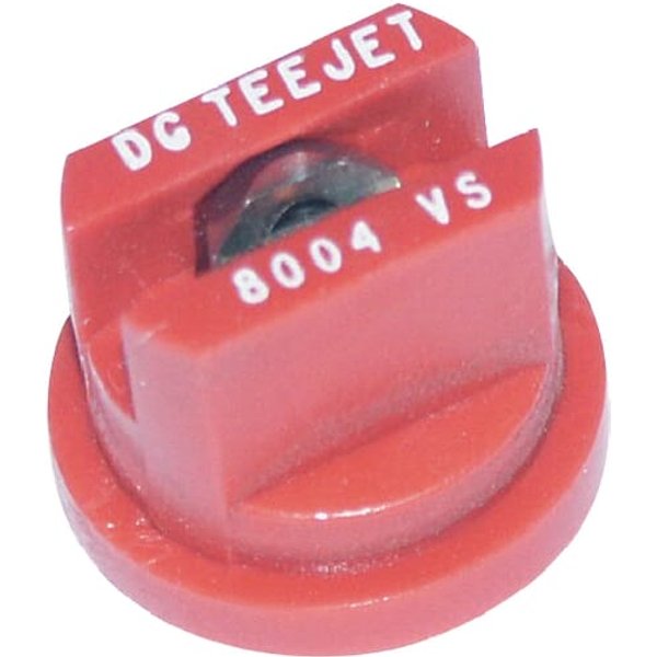 TeeJet Flat fan nozzle DG 80° 04 red stainless steel DG8004VS