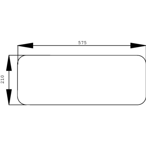 Kramp Rear window lower D6968
