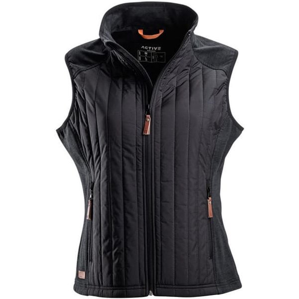Kramp Hybrid/fleece vest Ladies, charcoal XL KW5011501911056
