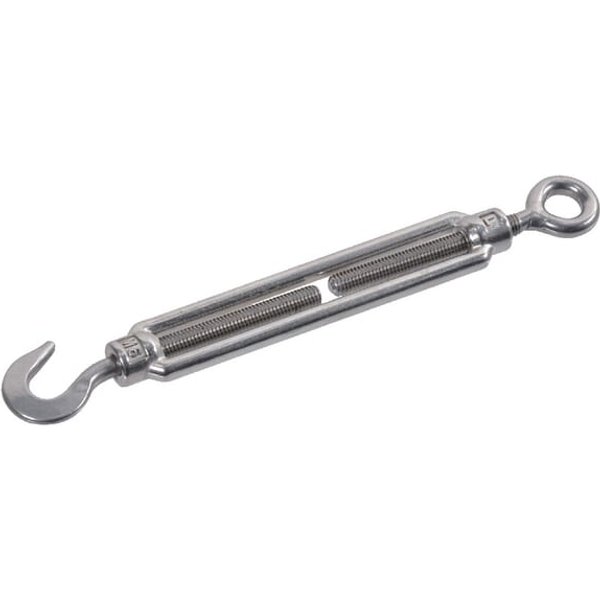 Kramp Turnbuckle hook/round 6mm S.S. 148006HGRVS