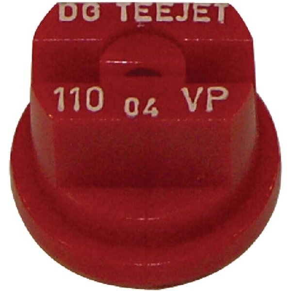 TeeJet Flat fan nozzle DG 110° 04 red plastic DG11004VP